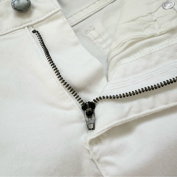 Needle & Cloth White Mid Rise Skinny Jeans Jeggings Lightweight Stretch - Size 8 - Picture 10 of 13